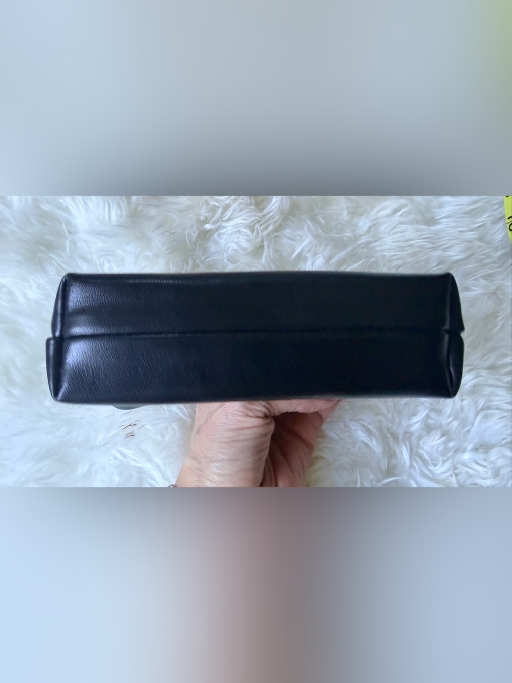 NEW Source Unknown Gold Cage Bag w Leather Branded Insert Box sealed w cellophan - Picture 14 of 16